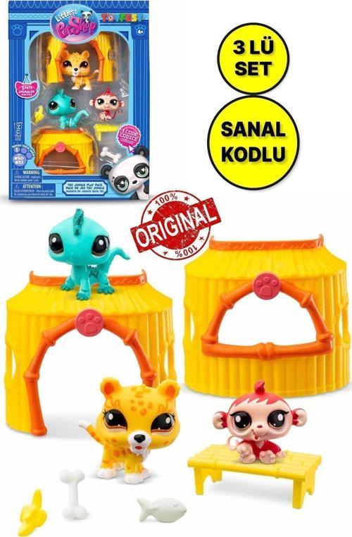 Littlest Pet Shop Minişler Orman Oyun Seti 3’Lü Figür Seti S1 - 5 Cm Miniş