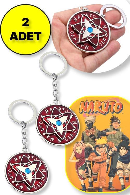 Naruto Yıldız Şekilli Metal Anahtarlık - 2 Adet