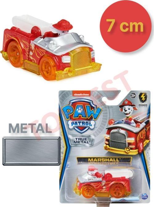 Paw Patrol Die Cast Model Koleksiyonluk Metal Araçlar - Marshall - 7 Cm