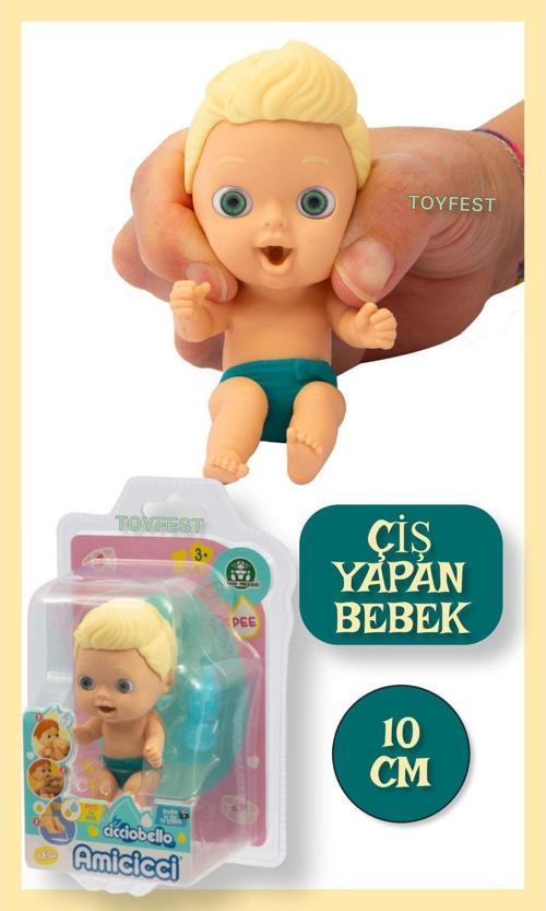 Su İçip Ciş Yapan Ciciobello Amiccici Bebek - Tuvalet Eğitimi Amaçlı Eğitici Oyuncak - 10 Cm - Noah
