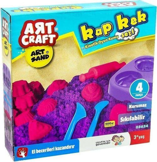 Art Craft Kap Kek Kinetik Kum Seti 500Gr