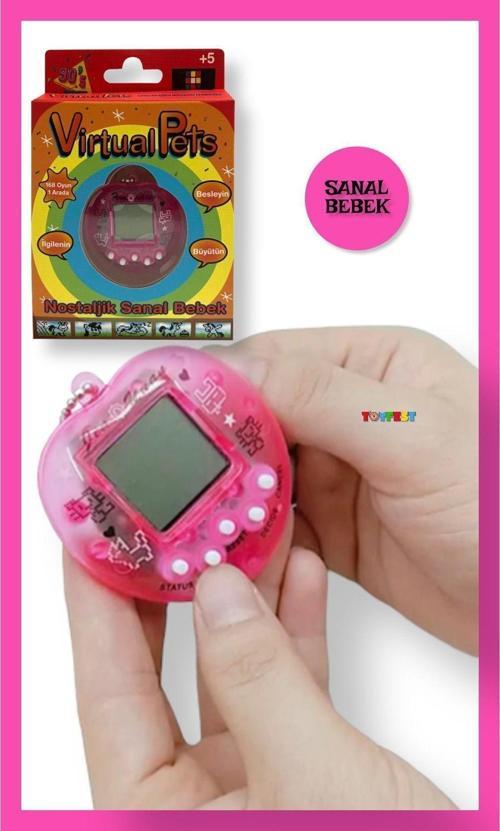 Nostaljik Sanal Bebek Virtual Pets  - Kalp Pembe