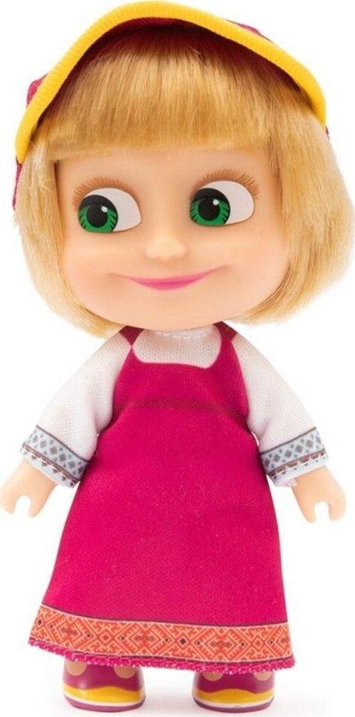 Masha & Koca Ayı - 12 Cm Masha Bebek - Klasik Yaz Kıyafetli