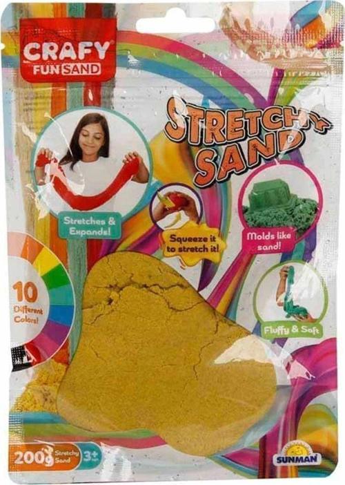 Streç Oyun Kumu Sarı 200 Gr