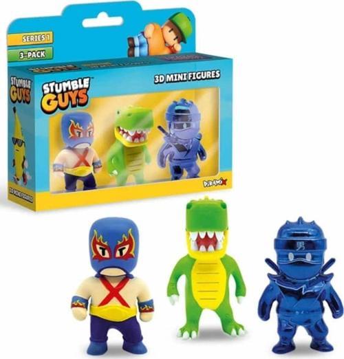 Stumble Guys 3’Lü Mini Figür Seti S1 Tuy01000