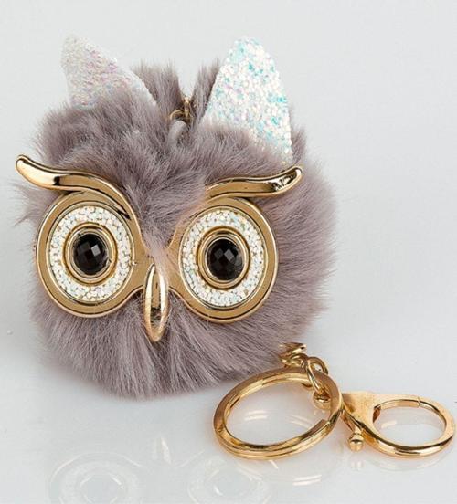 Peluş Baykuş Anahtarlık