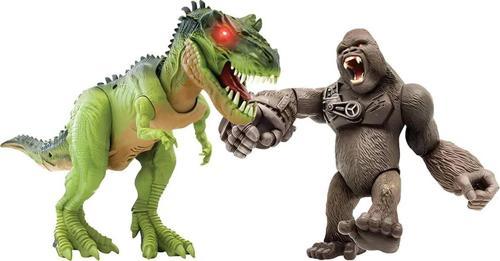 Primal Clash Gorilla Vs T-Rex Sesli Işıklı Oyun  Seti
