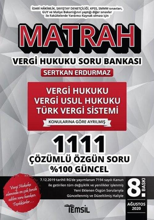 Matrah Vergi Soru Bankası - 1111 Çözümlü Özgün Soru 100 Güncel