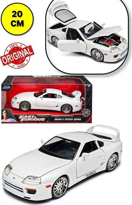 Jada Fast & Furious 1995 Toyota Supra Model Araba Beyaz 1:24