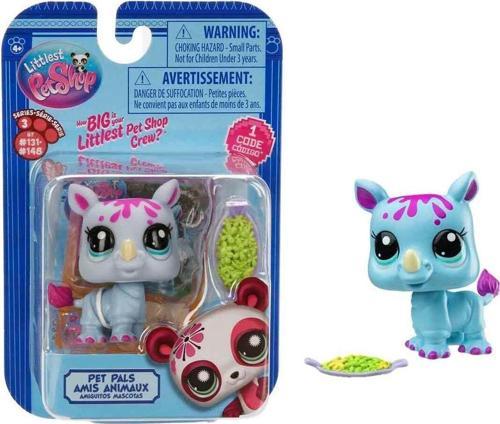 Littlest Pet Shop Minişler Tekli Paket Seri : 3 - No :141 - Gergedan