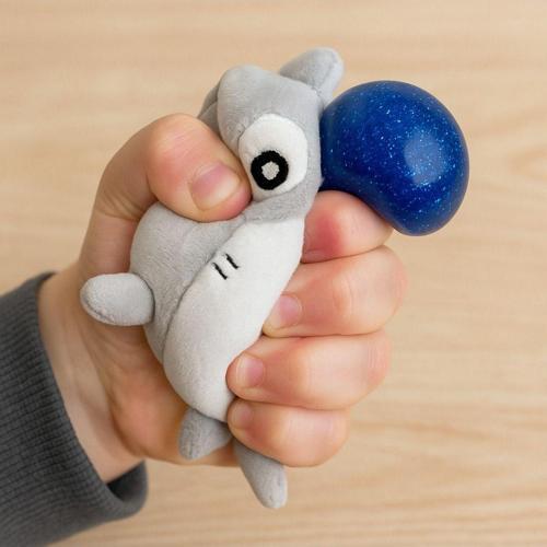 Plush Bubble Yumuşak Baloncuklu Asorti Hayvanlar - Sıkınca Ağızdan Balon Çıkıyor Seri Model 11