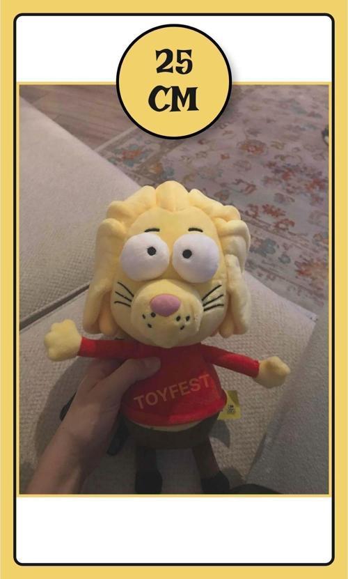 Kral Şakir Çizgi Film Karakteri Remzi Figür Uyku Arkadaşı Yumuşak Peluş Oyuncak - 25 Cm