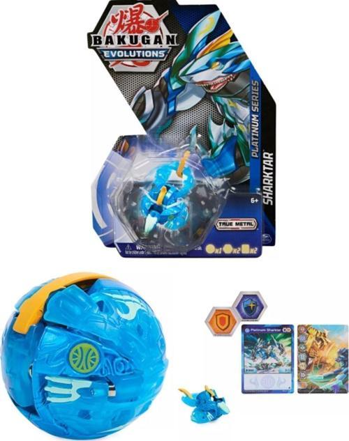Bakugan Evolutions Platinum Series Blue Sharktar - 1 Adet