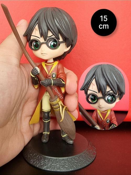 Harry Potter Süpürgeli Standlı Hediyelik Biblo Figür - Model 2 - 15Cm