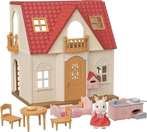 Sylvanian Families Kırmızı Çatılı Başlangıç Evi Aksesuarlı 1 Figürlü