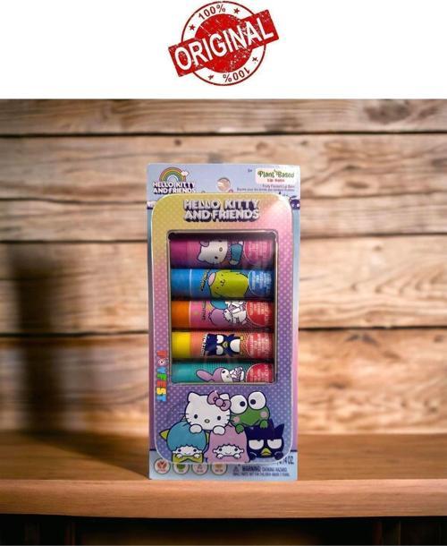 Hello Kitty & Friends Özel Metal Kutusunda 5'Li Paket Dudak Parlatıcı Balsamı