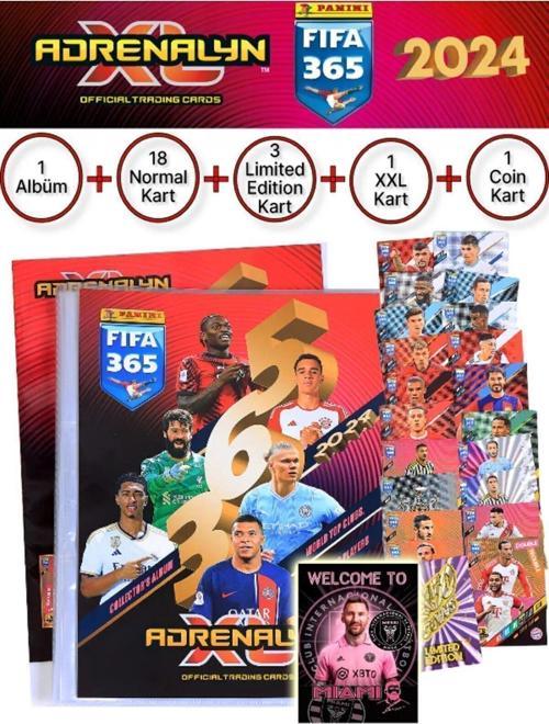 Adrenalyn Fifa 365 - 2024 Sezonu Tcg Mega Başlangıç Paketi Futbolcu Kartları Albümü