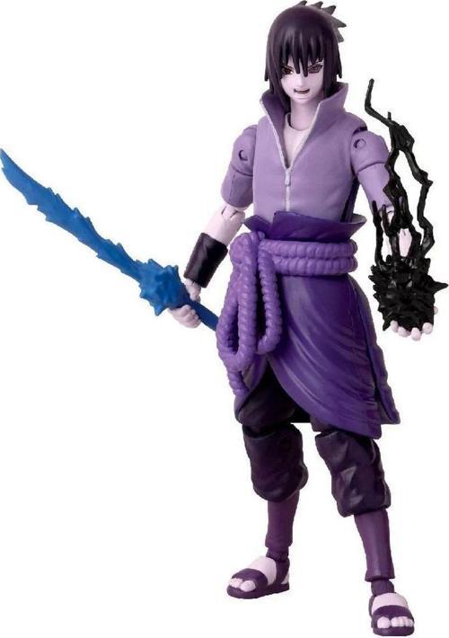 Bandai Sasuke Rinnegan/Mangekyo Sharingan Eklemleri Oynayabilen Poz Verilebilen Anime Figür - 15 Cm