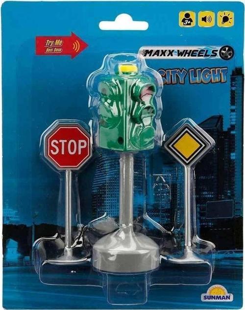 Maxx Wheels Sesli Ve Işıklı Trafik Lambası