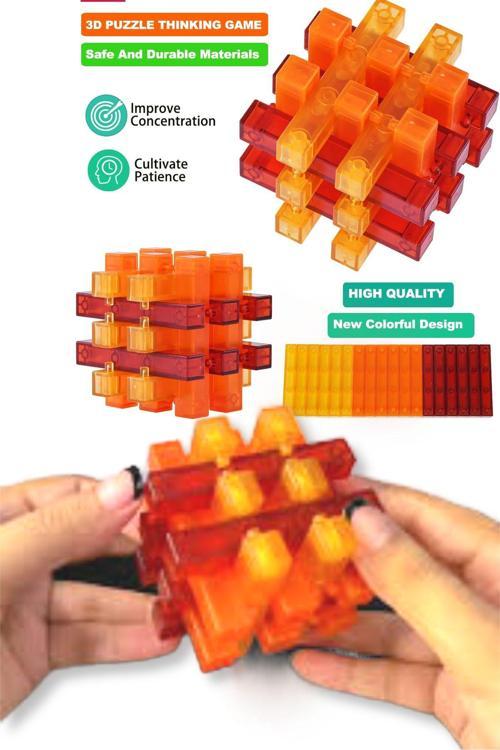 Qy Kong Ming Locks Eighteen Arhats / High Level Hızlı Rübik Zeka Sabır Küpü