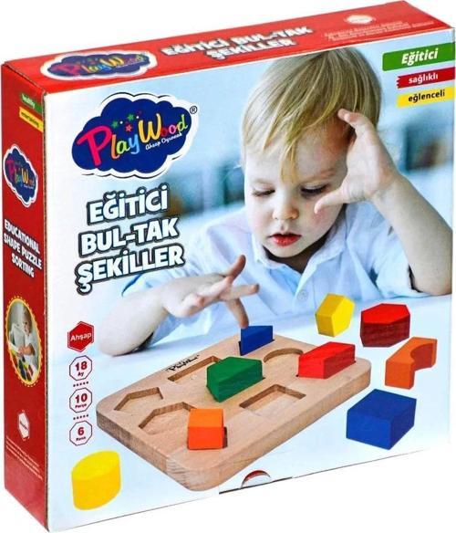 Playwood Ahşap Eğitici Bultak Şekiller