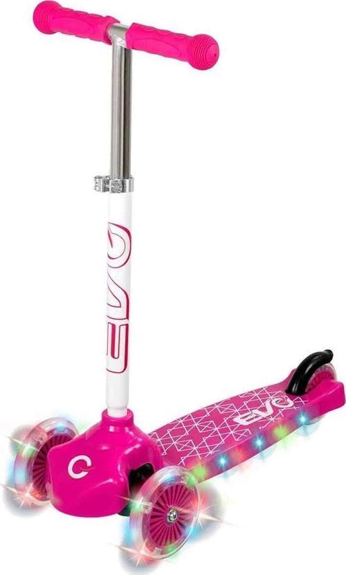 Evo 3 Tekerlekli Move'N Groove Işıklı Pembe Scooter