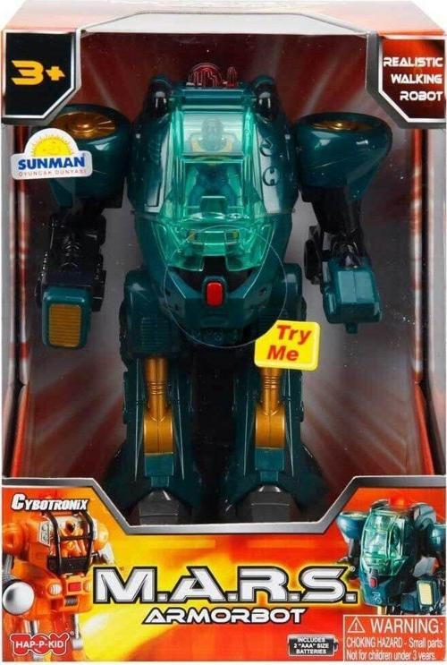 M.A.R.S Sesli Ve Işıklı Zırhlı Robot - 18 Cm - 1 Adet