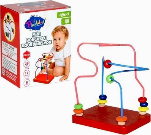 Playwood Kutuda Ahşap Mini Boncuklu Koordinasyon