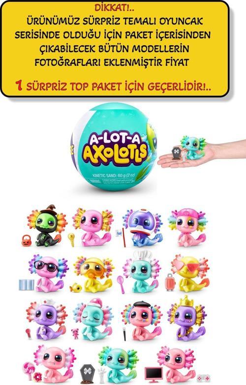 1 Adet - Mini Brands Axolotls Sürpriz Paket - 1 Adet