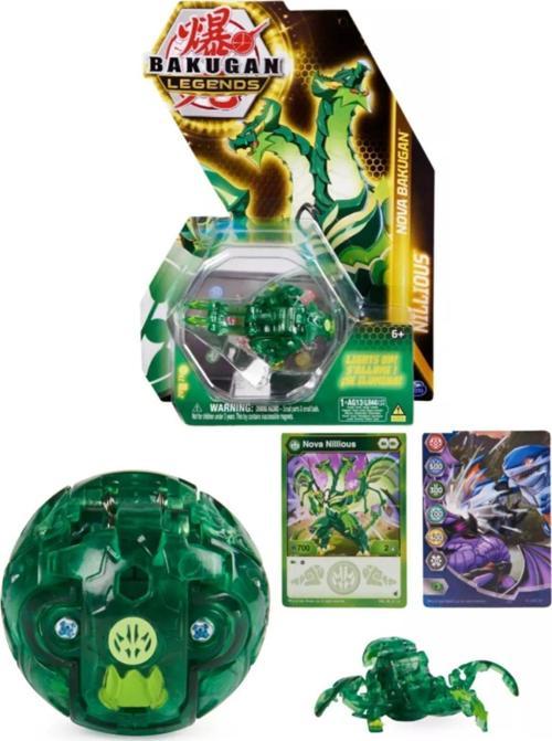 Legends Nova Bakugan - Işıklı Yeşil Nillious Özel Figür - 1 Adet