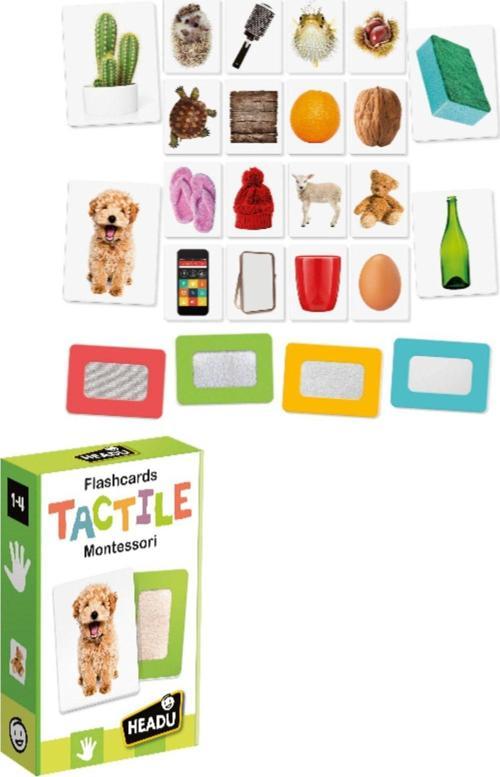 Headu Flashcards Tactile Montessori? - Montessori? Dokunsal Bilgi Kartları 1 - 4 Yaş Mu23738