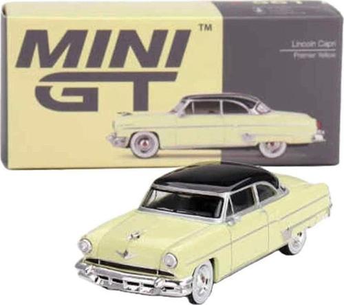 Mini Gt 1:64 Lincoln Capri 1954 Premier Yellow