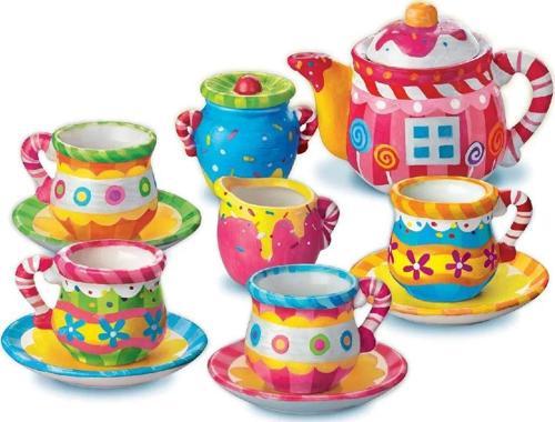 4M Mini Çay Seti Boyama Seti