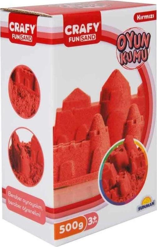 Crafy Kırmızı Kinetik Kum 500 G