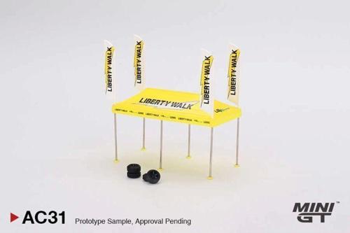 Mini Gt 1/64 Paddock Service Tent Set - Lb Racing