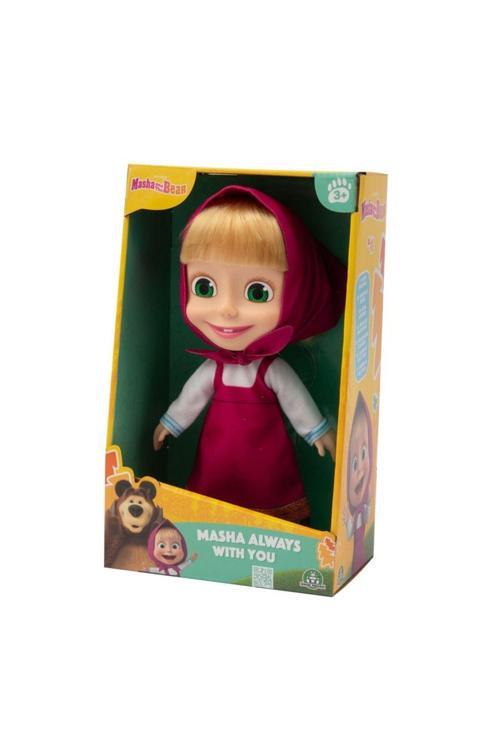 Masha & Koca Ayı Kıyafetleri Değiştirilebilen Masha Bebek Doğum Günü Bebeği - 23 Cm - Model 1