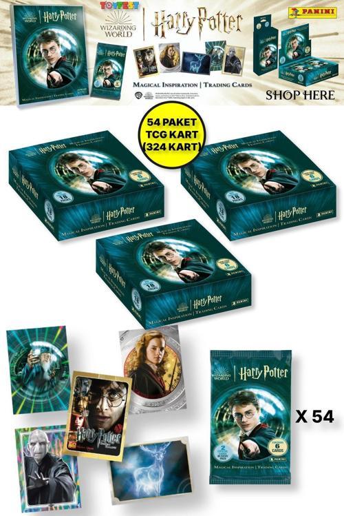Panini Harry Potter Koleksiyonluk Trading Kart - 54 Paket (324 Kart)