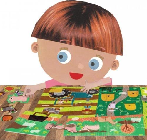 Puzzle Stıckers The Farm (3-6 Yaş) Bulmaca Ve Çıkartmalı Çiftlik