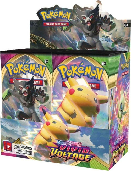 Toyfest Lisanssız Pokemon Oyun Kartı Tcg Sword&Shield Vivid Voltage Booster Pack - 3 Paket (30 Kart) 2