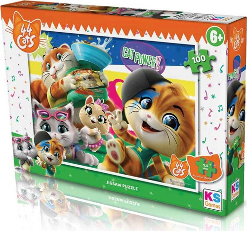 44 Cats 100 Parça Puzzle
