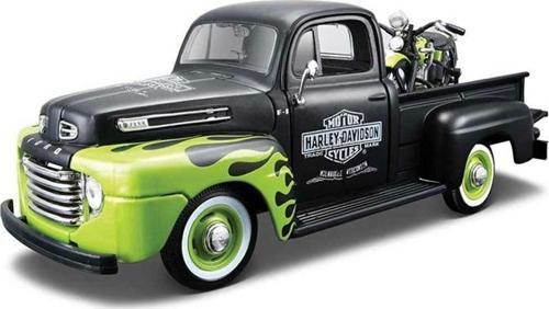 Maisto 1/24 1948 Model Ford F-1 Pickup + 1/24 1948 Model Fl Panh