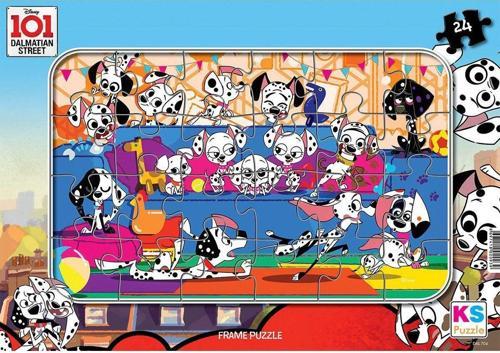 101 Dalmation 24 Parça Frame Puzzle