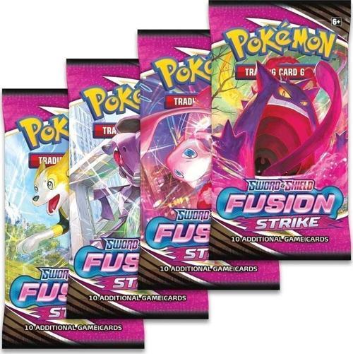 4 Paket Fusion Strike Tcg Pokemon Kartı ( 36 Adet )
