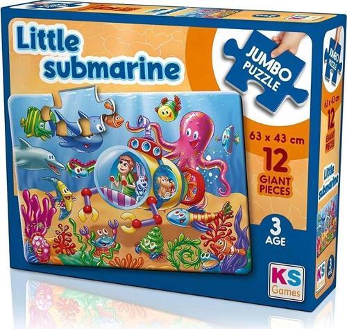 Little Submarine 12 Parça Jumbo Boy Puzzle