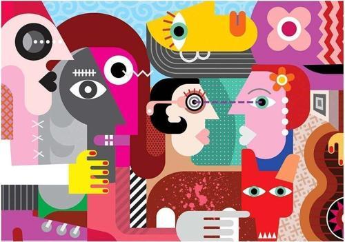 Ks Strange People And Dirty Dog 1000 Parça Puzzle
