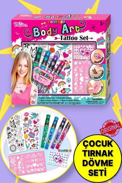 Tokidas Body Art Tattoo Set - Vücut Dövme Sanatı Seti