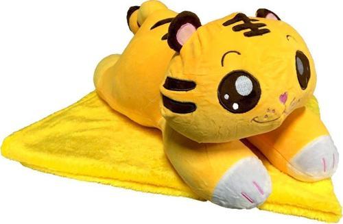 Peluş Battaniyeli Yatan Kedi 55 Cm
