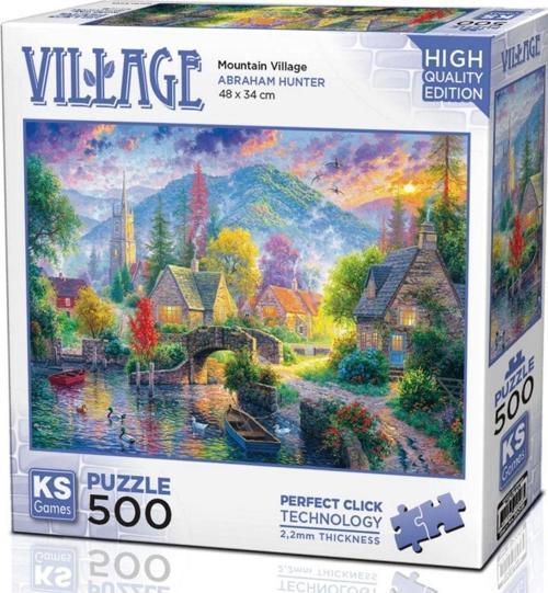 Ks Games Mountain Village Puzzle 500 Parça 20046