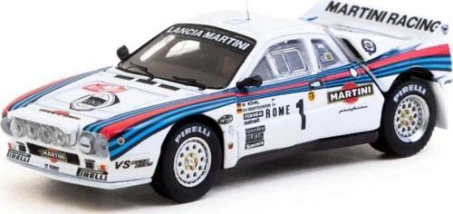 Tarmac Works 1/64 Lancia 037 Rally Rally Monte Carlo 1983 #1 With Tarmac Cards