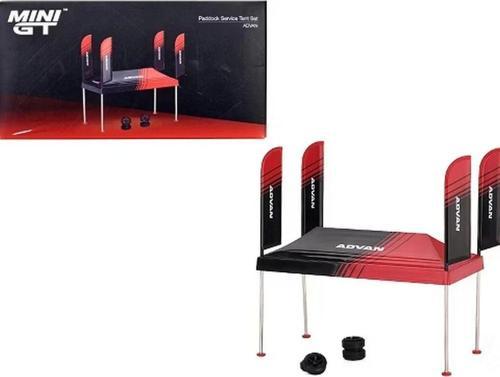 Mini Gt 1/64 Paddock Service Tent Set ''Advan''